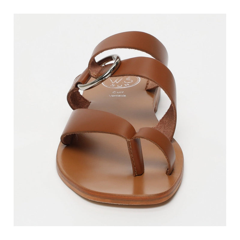 Sol Blanco - Mules Emma - Camel Buff - Camel