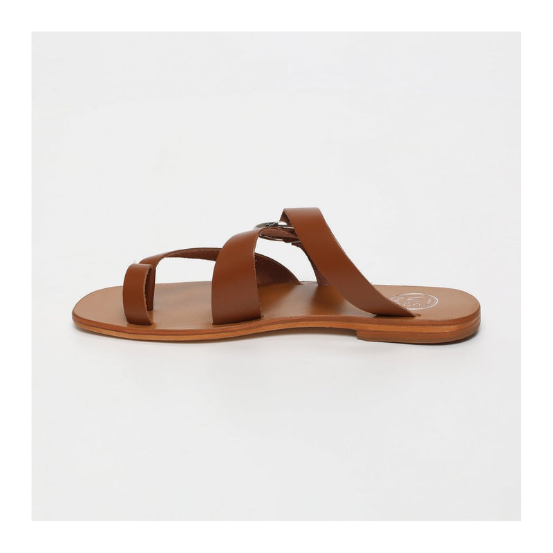 Sol Blanco - Mules Emma - Camel Buff - Camel