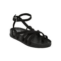 White Sun - Sandalias Ava - Ante de cabra negro - Negro