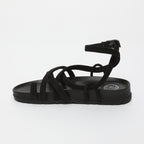 White Sun - Sandalias Ava - Ante de cabra negro - Negro