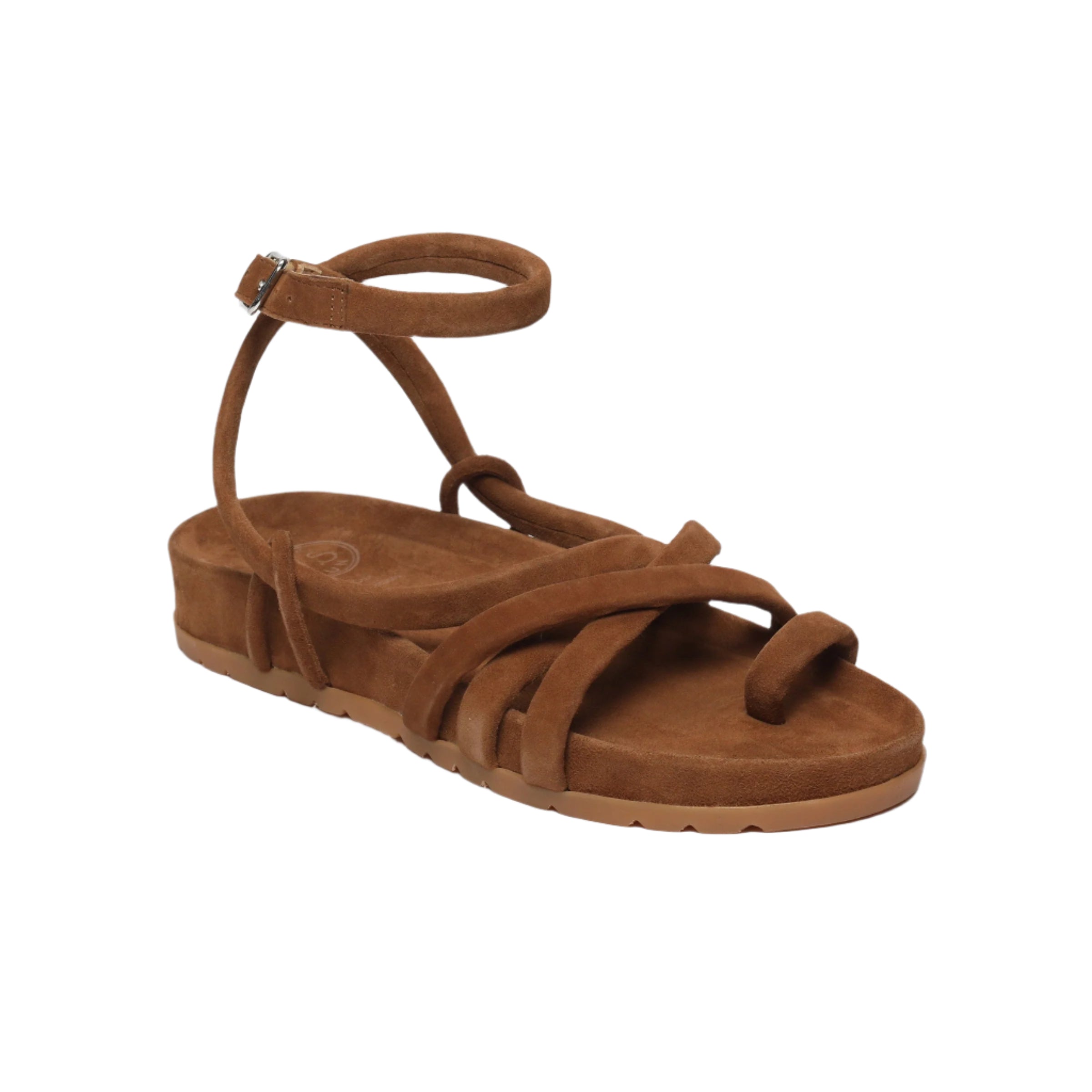 White Sun - Sandalias Ava - Ante de cabra camel - Camel