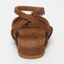 Sol Blanco - Sandalias Ava - Ante Cabra Camel - Camel