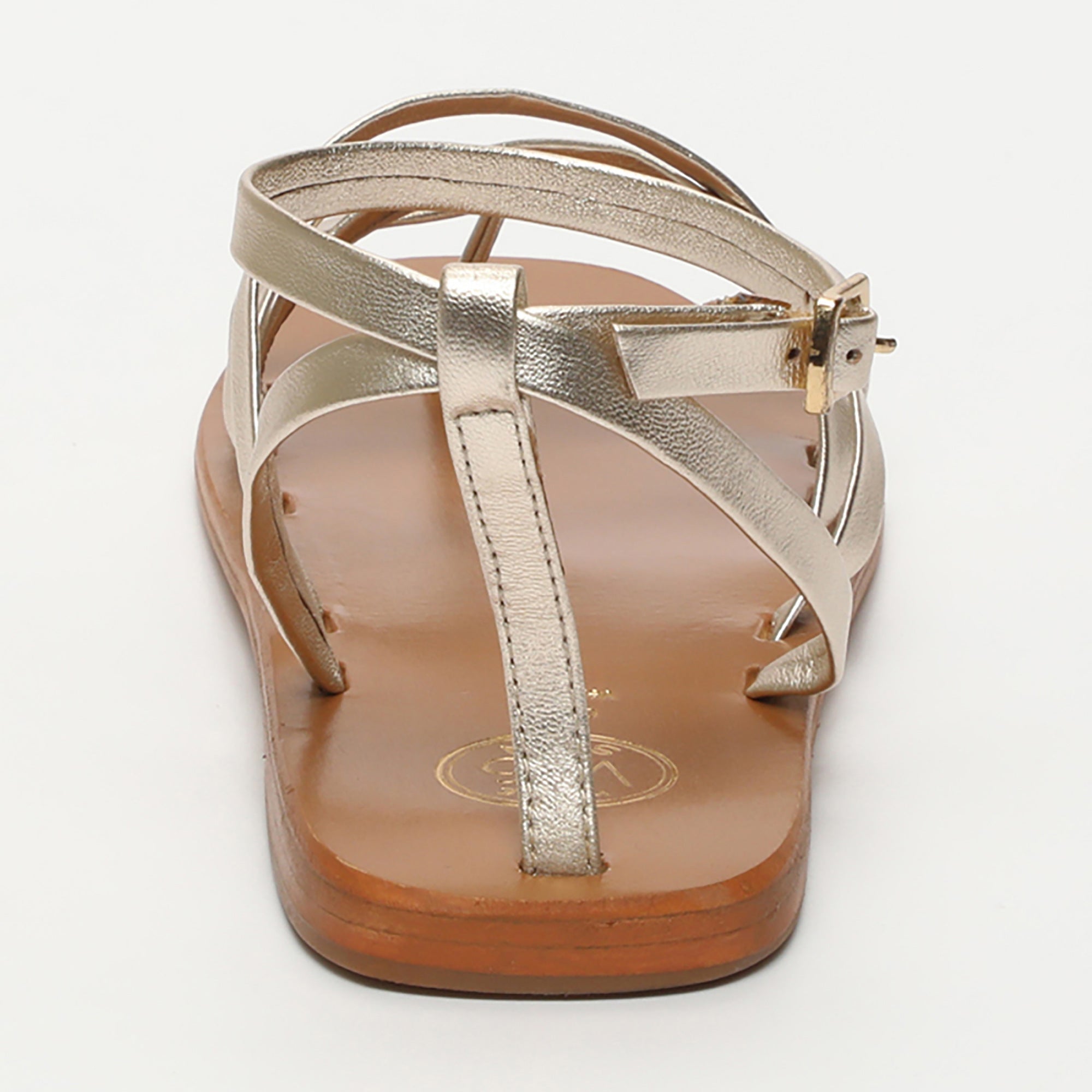 White Sun - Amelia Sandals - Platinium Metallic Nappa - Platinium