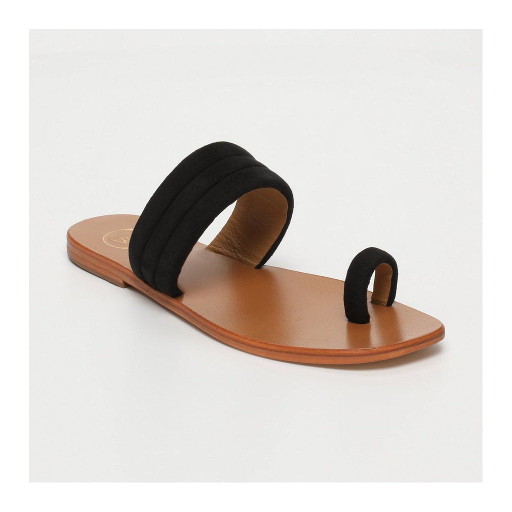 White Sun - Mules Entre-Doigts Millu - Noir - Femme
