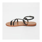 White Sun - Luna Sandals - Black Buff - Black