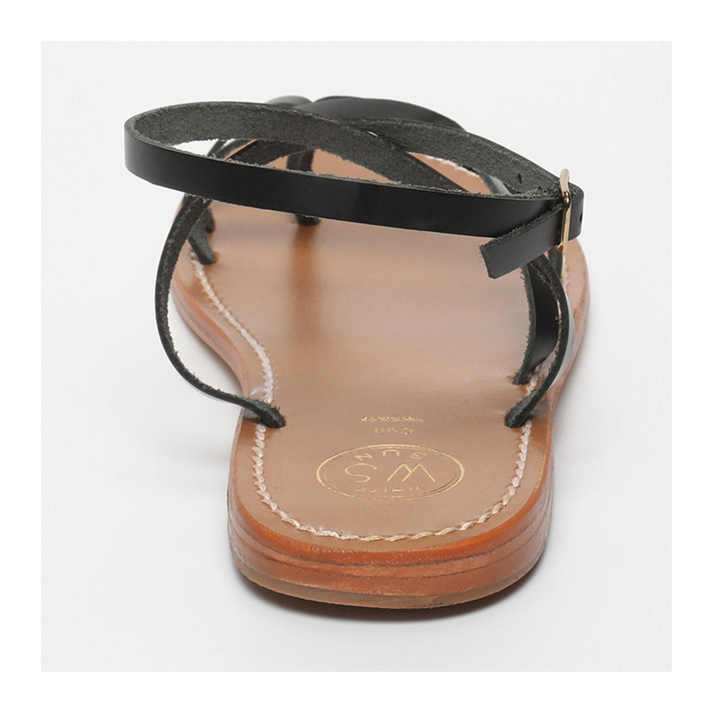 White Sun - Luna Sandals - Black Buff - Black