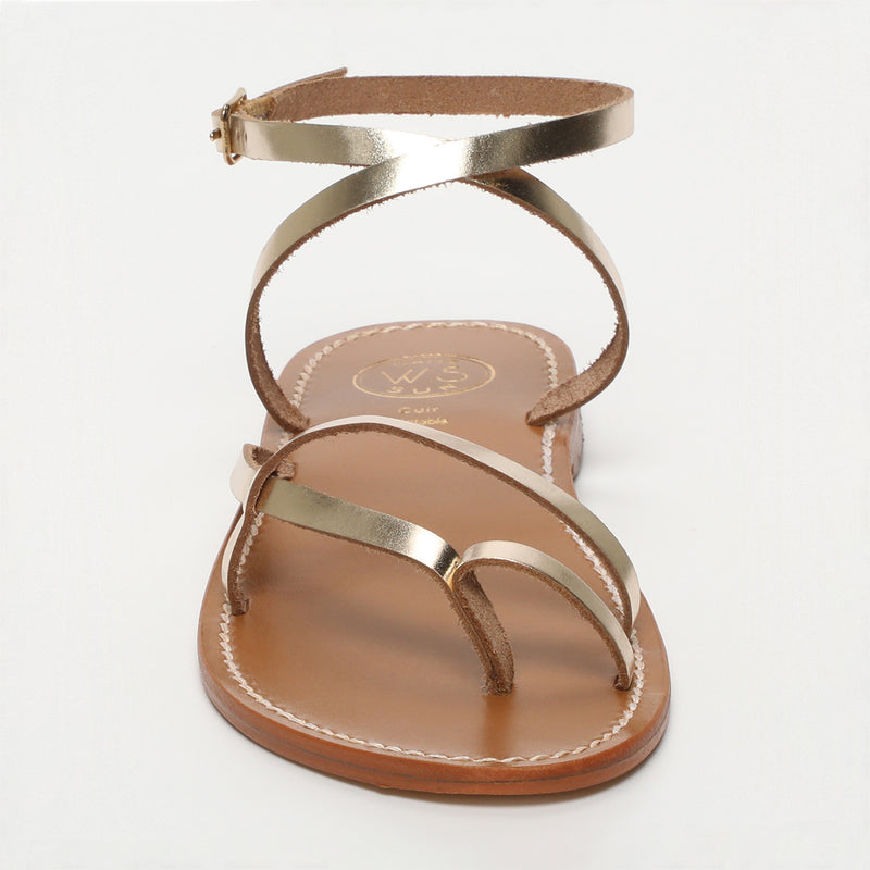 White Sun - Sandales Luna - Gold Buff - Gold