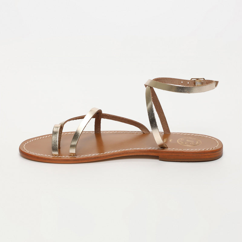Sol Blanco - Sandalias Luna - Buff Dorado - Dorado
