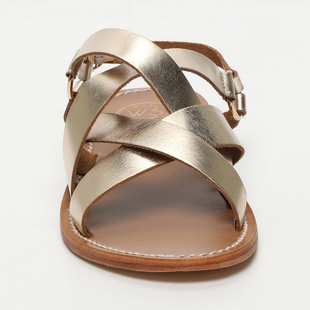 Sandalias Ella - Gold Buff - Gold