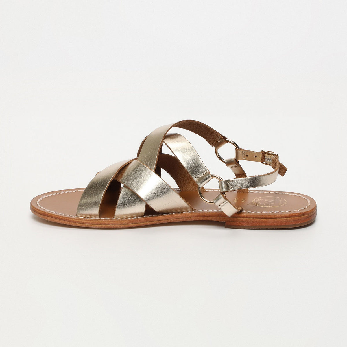 Sandalias Ella - Gold Buff - Gold