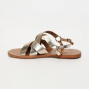 Sol Blanco - Sandalias Ella - Gold Buff - Oro