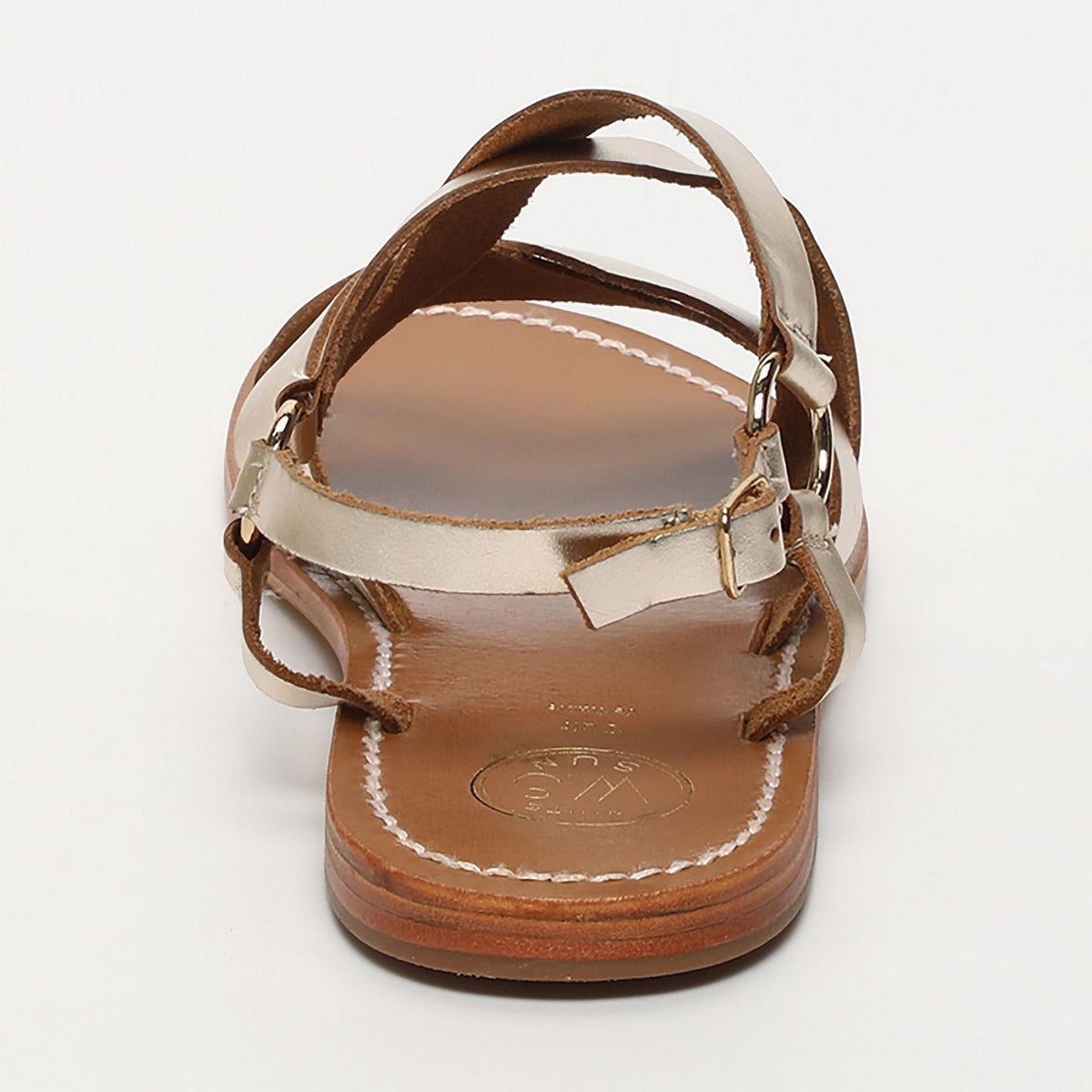 Sandalias Ella - Gold Buff - Gold