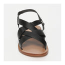 White Sun - Ella Sandals - Black Buff - Black