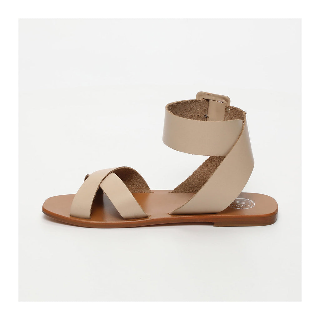 White Sun - Sofia Sandals - Nude Buff - Nude