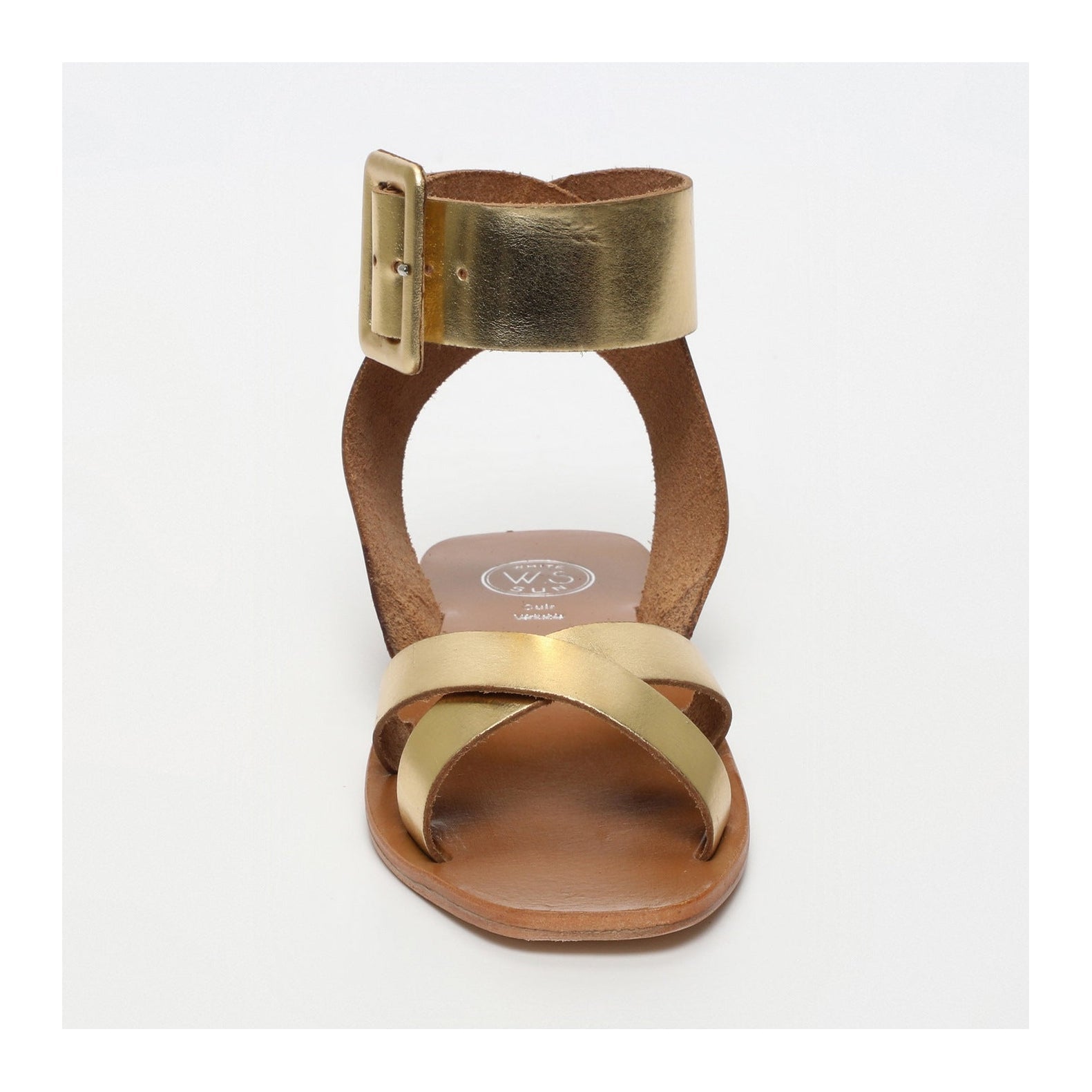 White Sun - Sofia Dark Gold Sandals