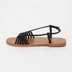 White Sun - Sandalias Mila - Black Sheep Nappa - Negro