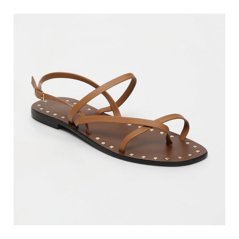 White Sun - Sandales Entre-Doigts Chloe - Brun Clair - Femme