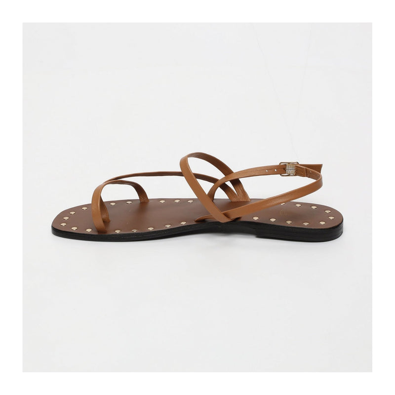 White Sun - Sandales Entre-Doigts Chloe - Brun Clair - Femme
