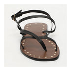 White Sun - Chloe Toe-Post Sandals - Black - Women