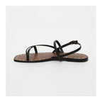 White Sun - Chloe Toe-Post Sandals - Black - Women