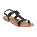 White Sun - Sandales Burke - Black Buff - Black