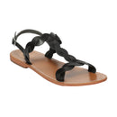White Sun - Sandalias Burke - Negro Buff - Negro