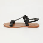 White Sun - Sandales Burke - Black Buff - Black