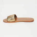 Candida Mules - Dark Gold