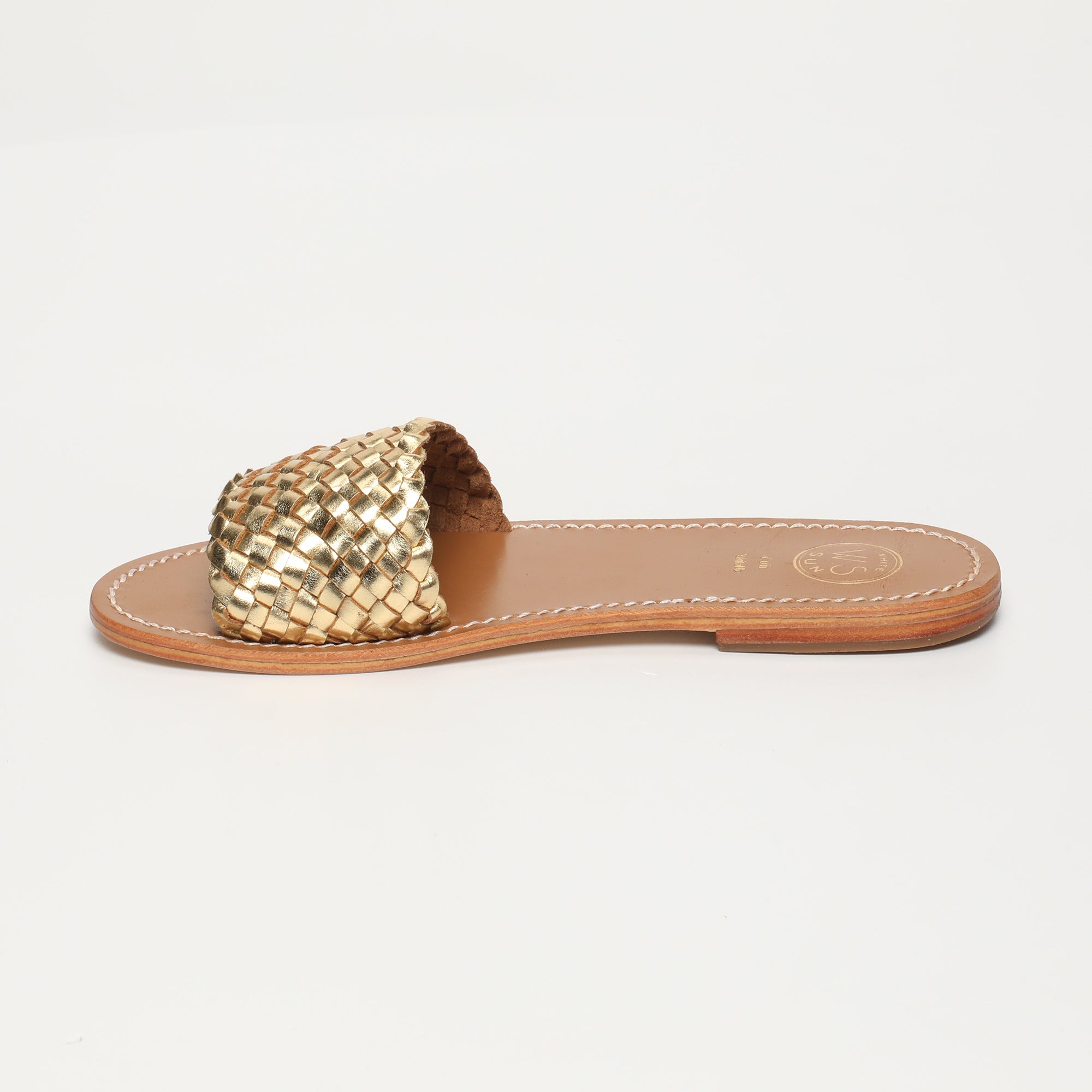 Candida Mules - Dark Gold