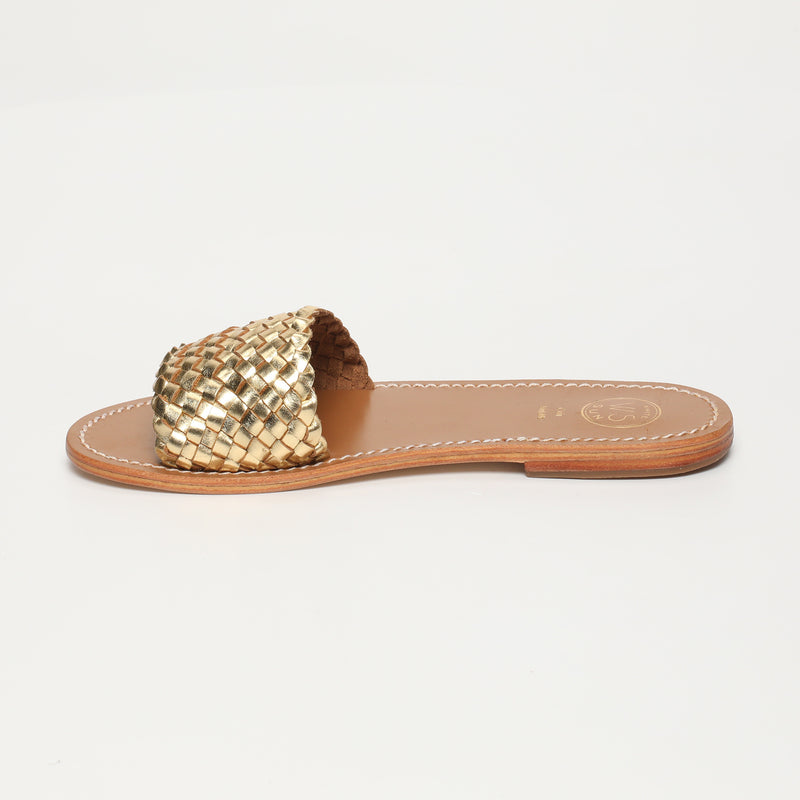 White Sun - Mules Candida - Dark Gold