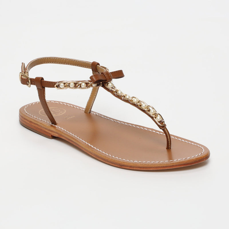 Sol Blanco - Sandalias Herlin - Piel Cabra Marrón - Marrón