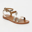 White Sun - Sandales Xigala - Lt Gold Croco - Femme