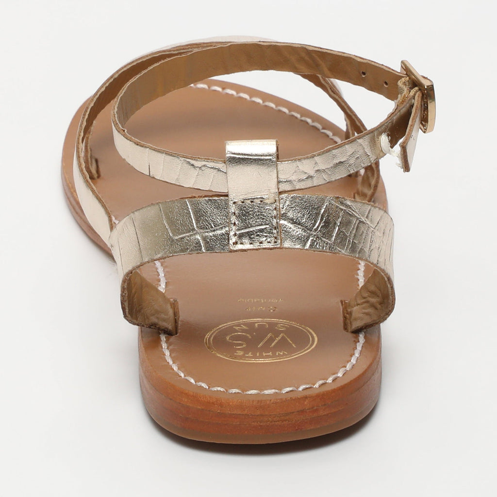 Sandali Xigala - Light Gold Croco