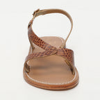 Clairvistone Sandals - Camel Croco