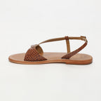 Clairvistone Sandals - Camel Croco