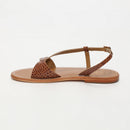Sandalias Clairvistone - Camel Croco
