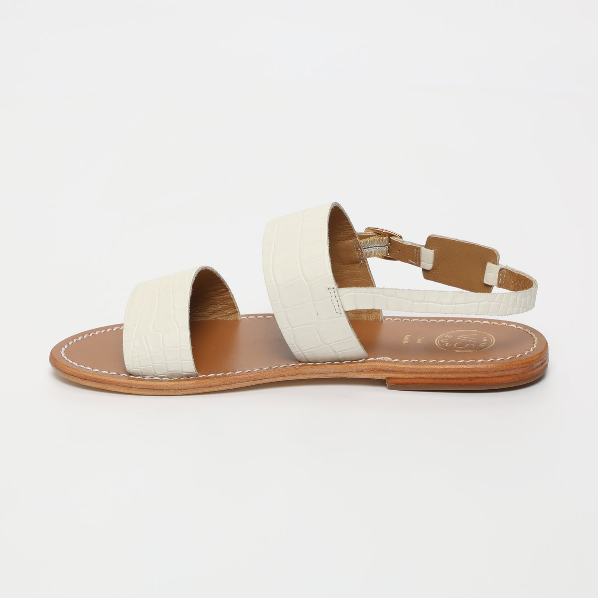 Sandales Sawan - White Croco