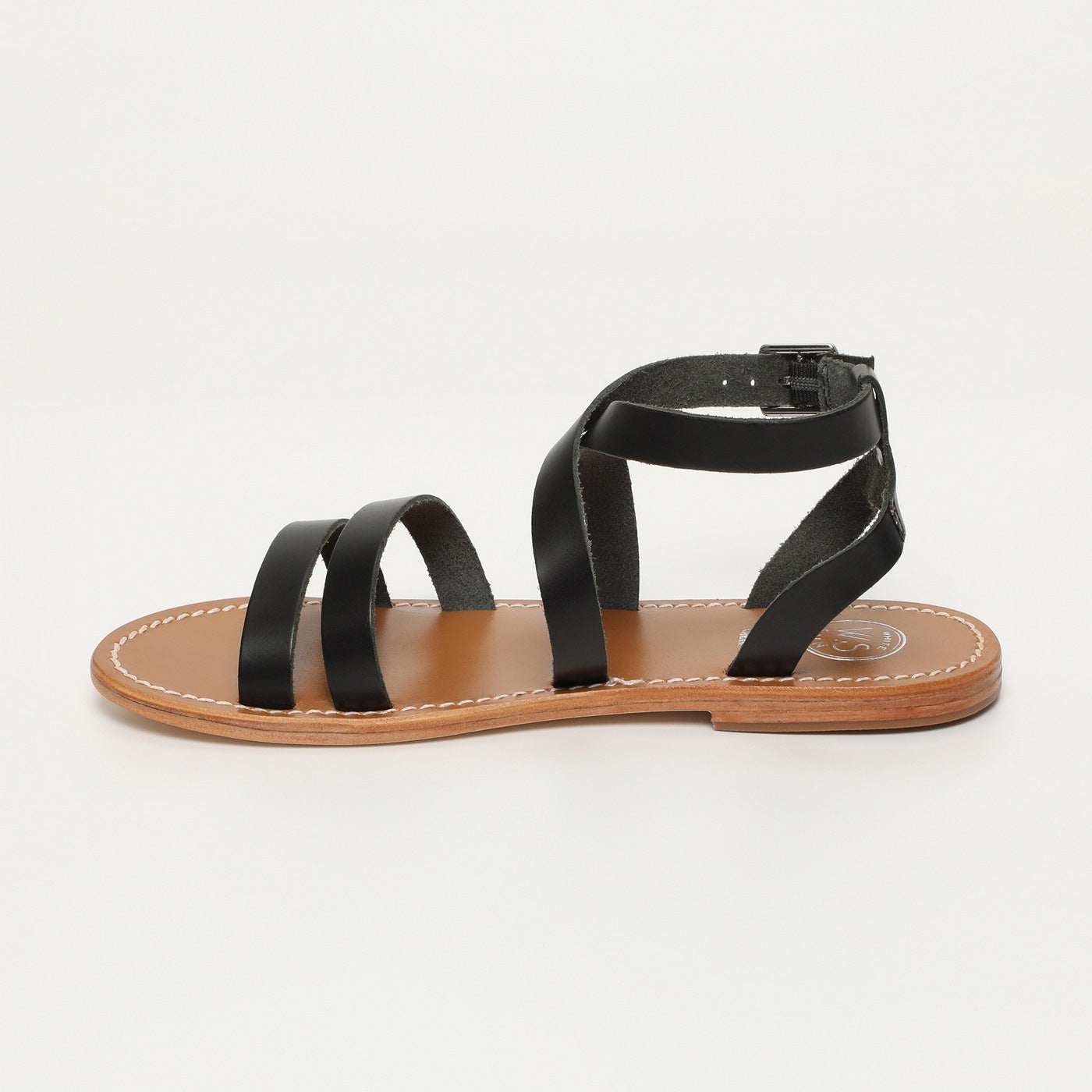 White Sun - Sandales Lesia - Black Buff - Black