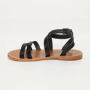 White Sun - Sandales Lesia - Black Buff - Black