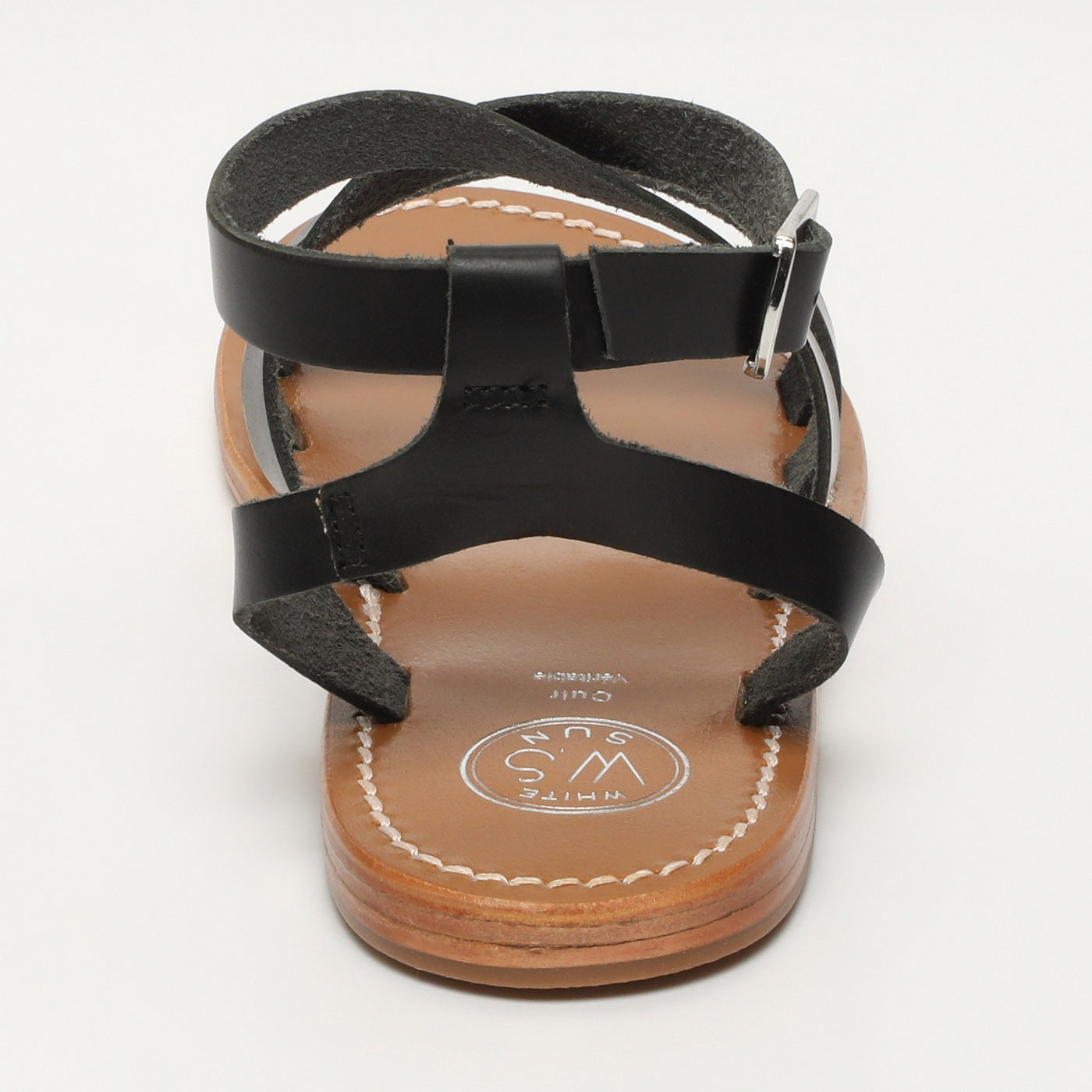 White Sun - Sandales Lesia - Black Buff - Black