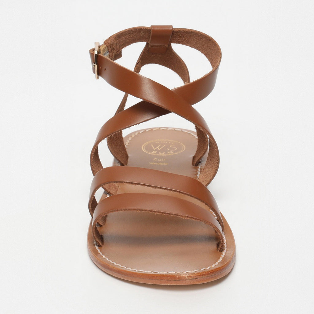 White Sun - Sandalias Lesia - Camel Buff - Camel