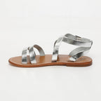 White Sun - Sandalias Lesia - Buff plateado - Plateado