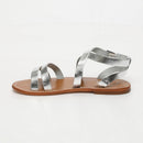 Sol Blanco - Sandalias Lesia - Plata Buff - Plata