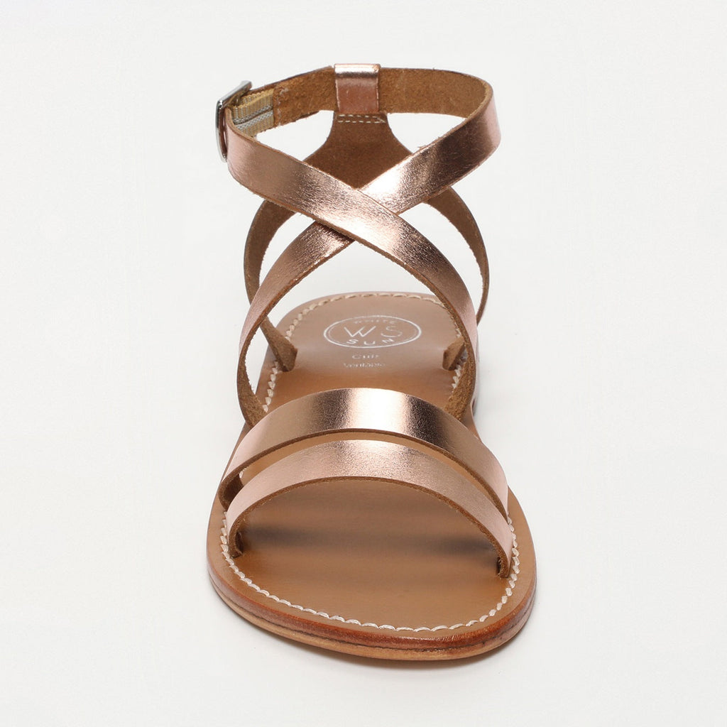 White Sun - Sandalias Lesia - Rosegold Buff - Rosegold