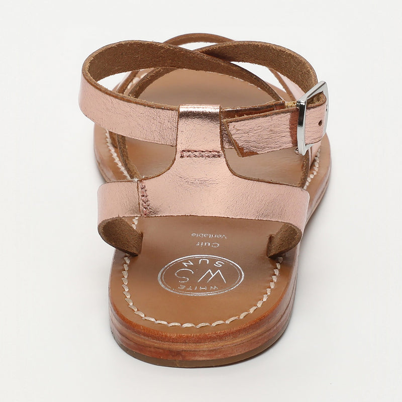 White Sun - Sandales Lesia - Rosegold Buff - Rosegold
