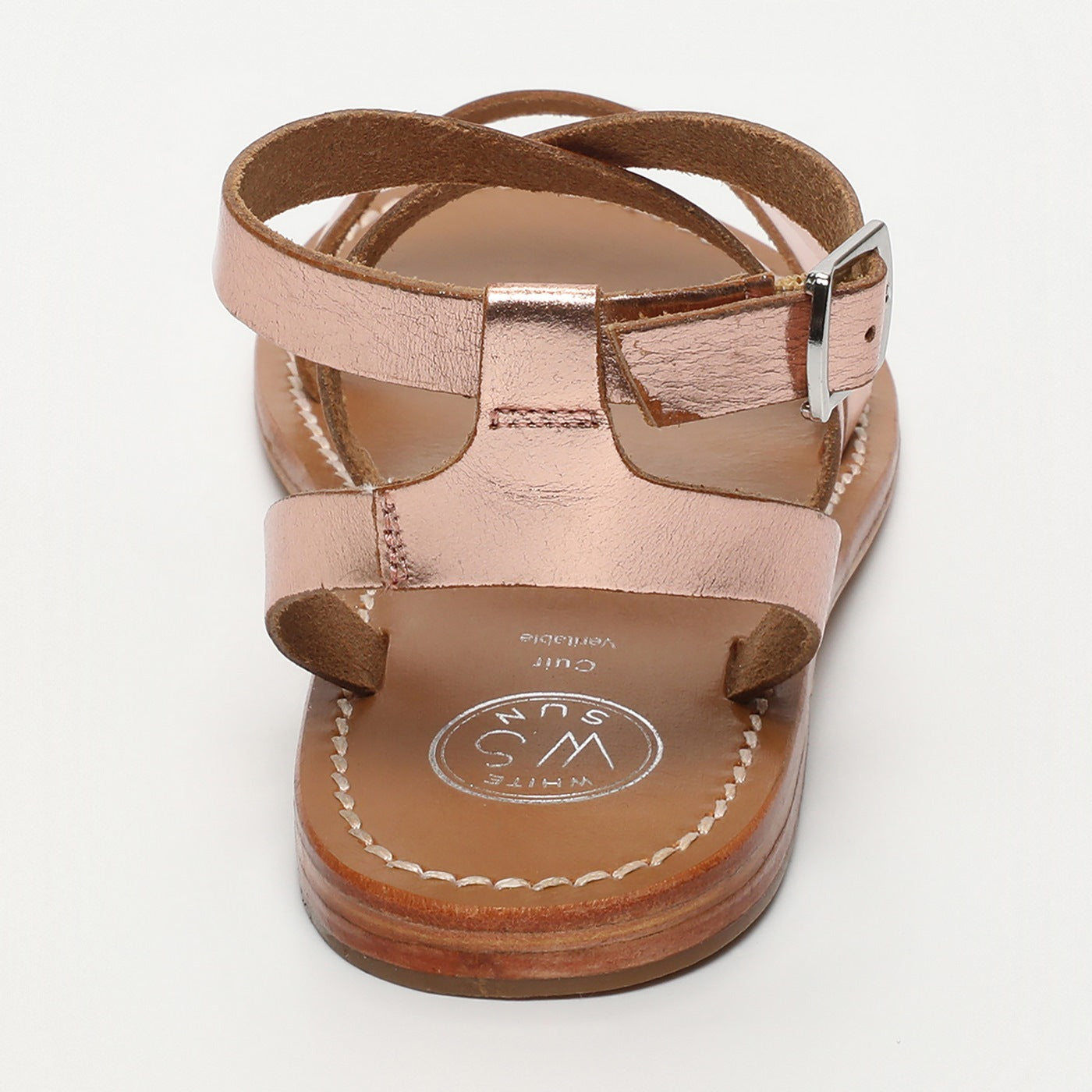 White Sun - Sandalias Lesia - Rosegold Buff - Rosegold