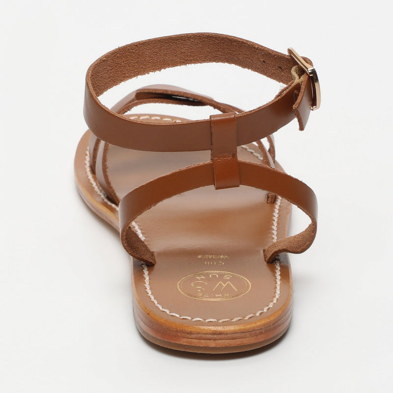 Sol Blanco - Sandalias Dario - Marrón Buff - Marrón