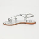 White Sun - Sandalias Planas Alimer - Plata