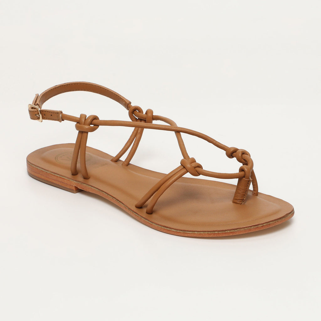 White Sun - Sandalias Planas Alimer - Light Tan