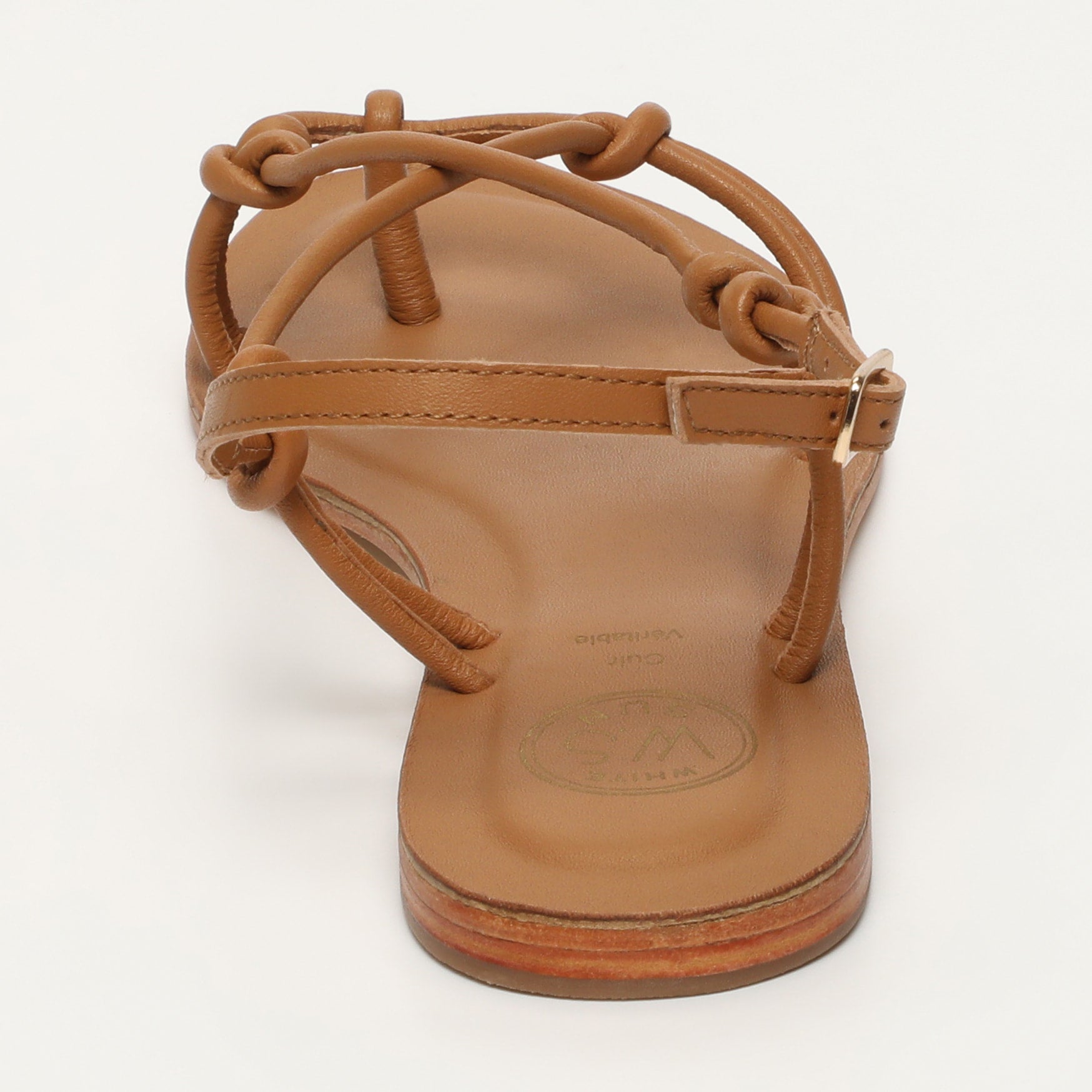 White Sun - Sandalias Planas Alimer - Light Tan